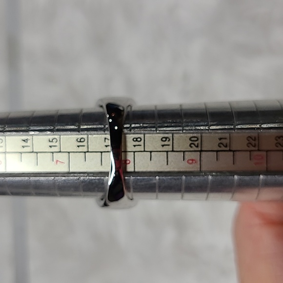 Emerald Cut Pink Sapphire Ring - Picture 14 of 15